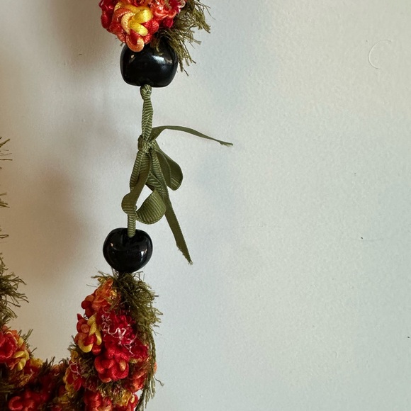 HAWAIIAN LEI - HOMEMADE FROM HAWAII - YELLOW AND RED - Picture 2 of 2